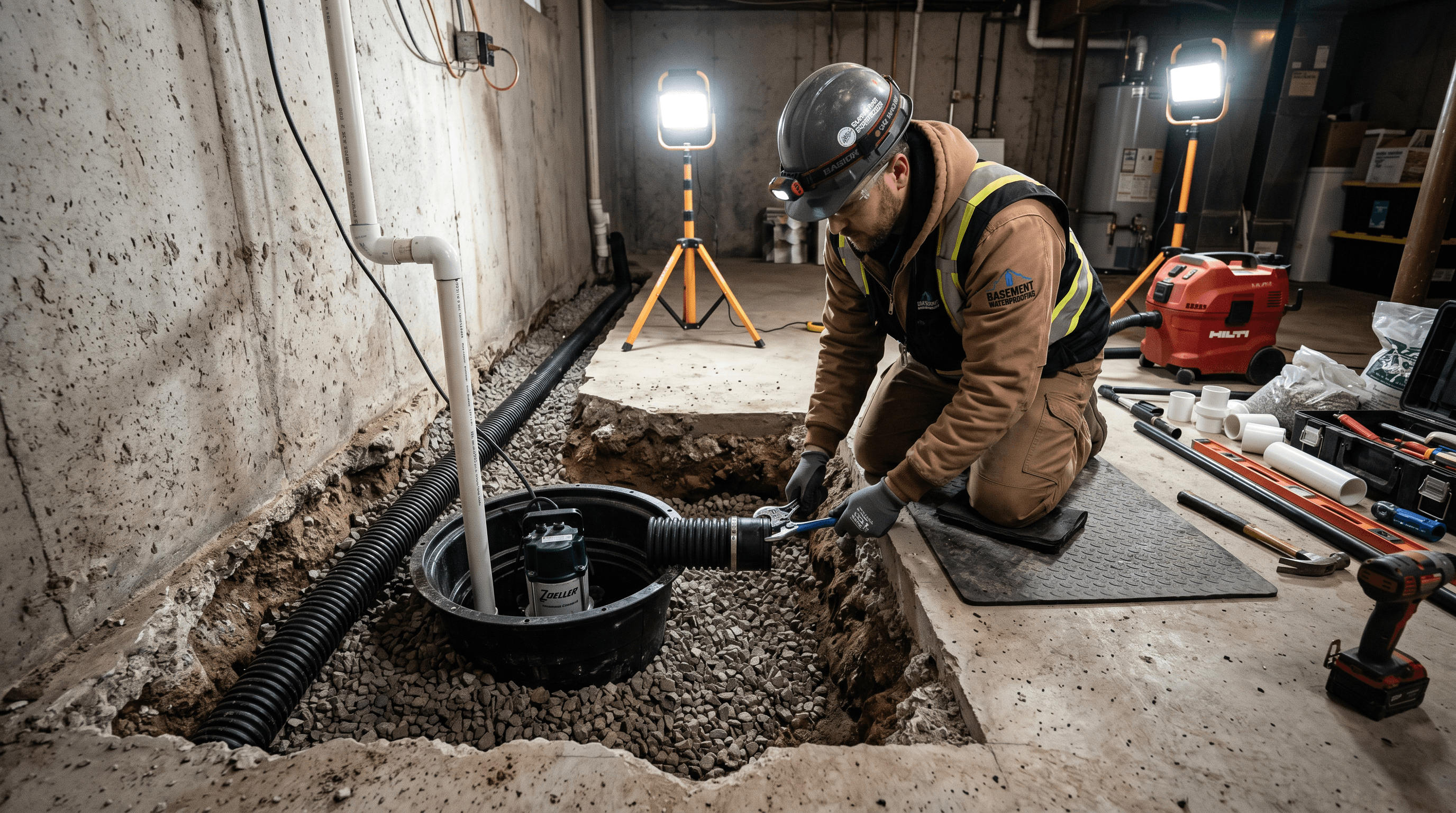 Featured image for Basement Waterproofing in Palomar, Lexington KY | Handy Manny's LLC