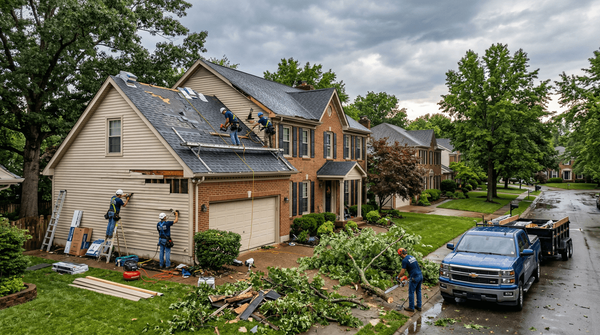 Featured image for Best Time of Year for Storm Damage Repair in Lexington, Kentucky