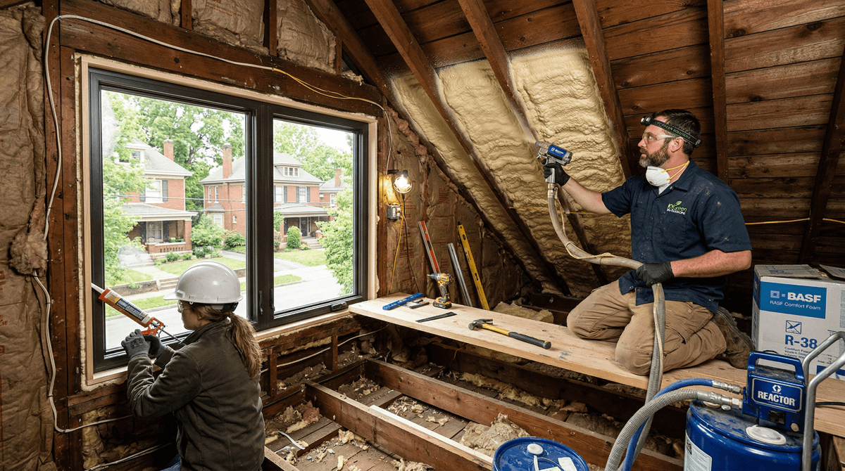 Featured image for Energy Efficiency Upgrades for Older Homes in Chevy Chase, Lexington: Special Considerations