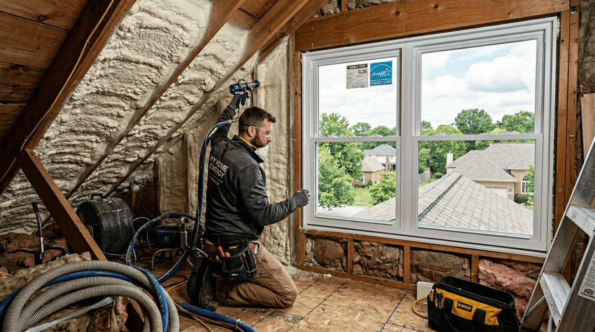 Featured image for Energy Efficiency Upgrades Timeline and Budget for Masterson Station Lexington Homes