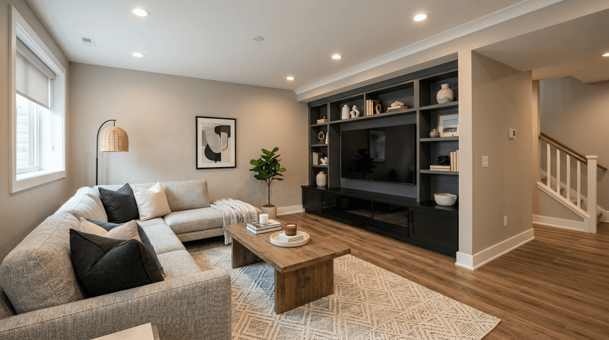 Featured image for How Downtown Home Values Benefit from Basement Finishing