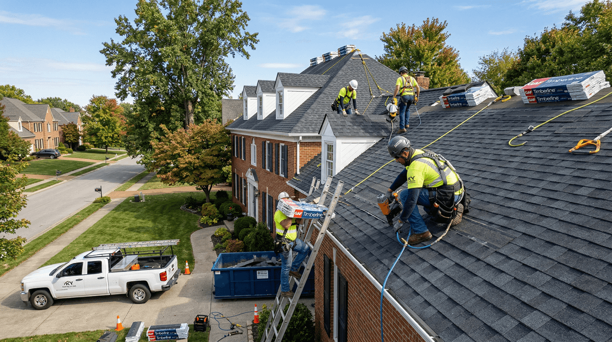 Featured image for How Long Does Roofing Take in Chevy Chase, Lexington?