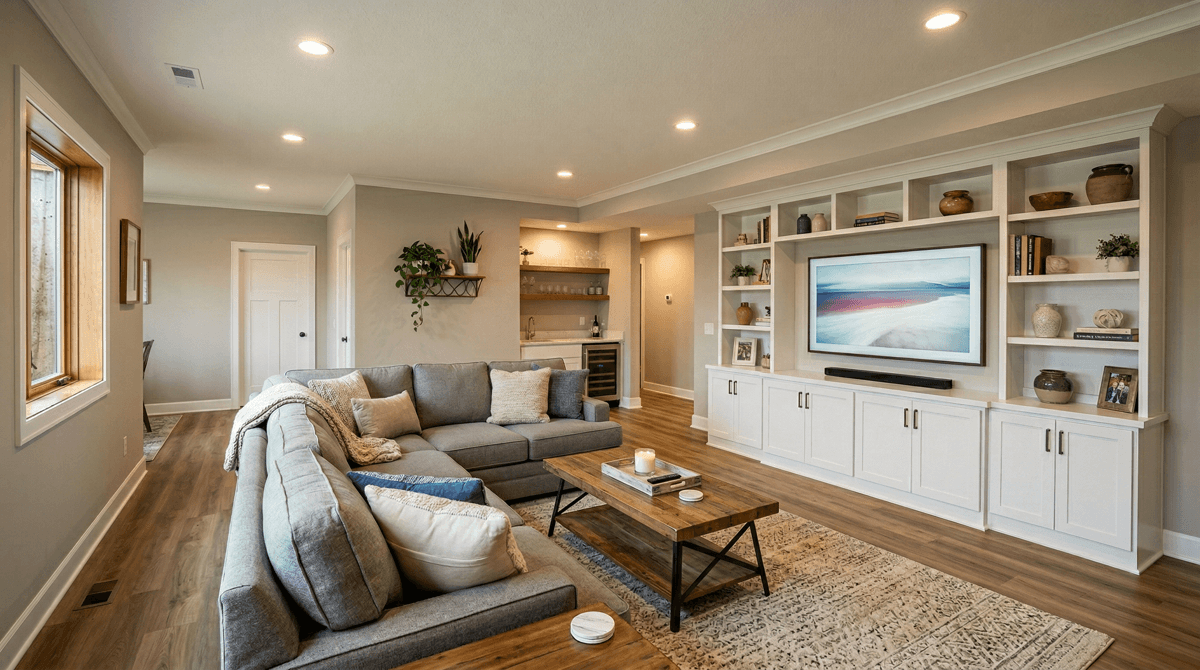 Featured image for How Much Does Basement Finishing Cost in Hartland, Lexington?