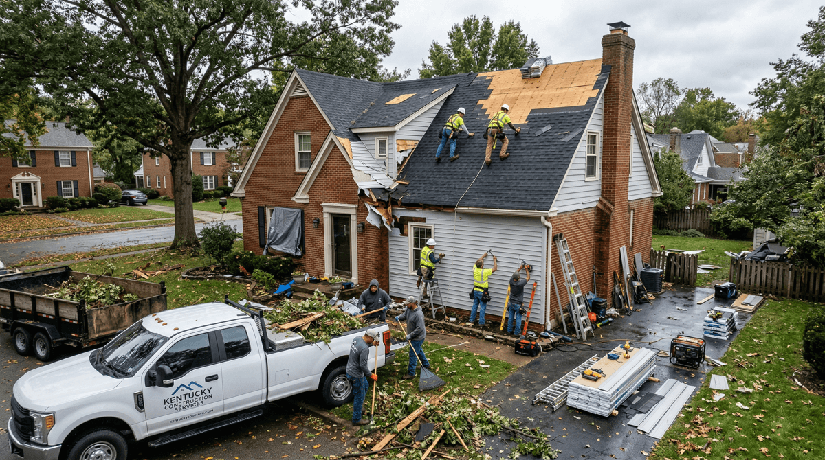 Featured image for How Much Does Storm Damage Repair Cost in Chevy Chase, Lexington?