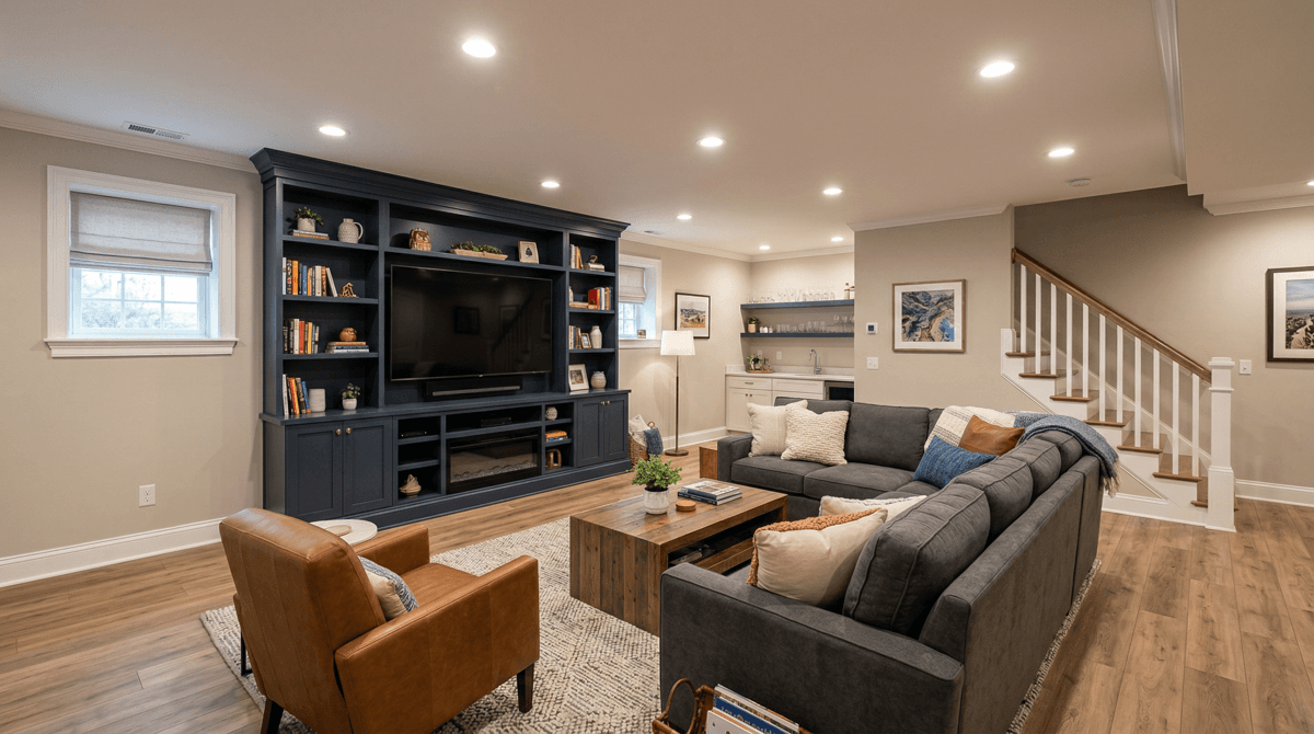 Featured image for 7 Questions to Ask Before Starting Basement Finishing in Chevy Chase