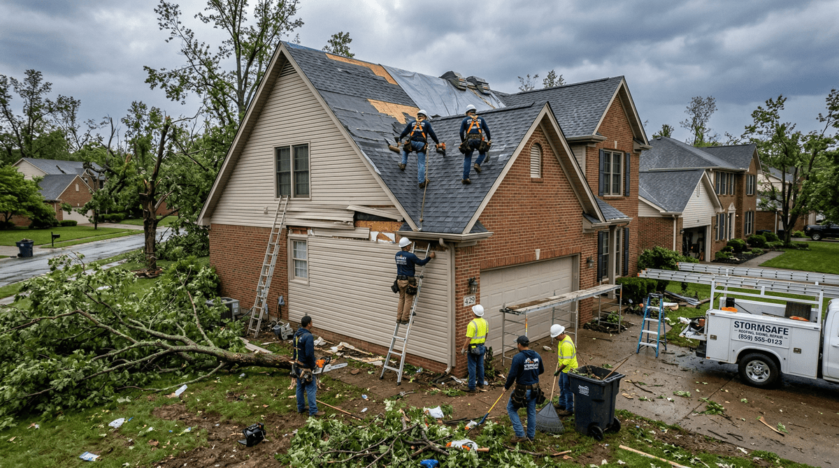 Featured image for Signs You Need Storm Damage Repair in Andover Hills Winchester