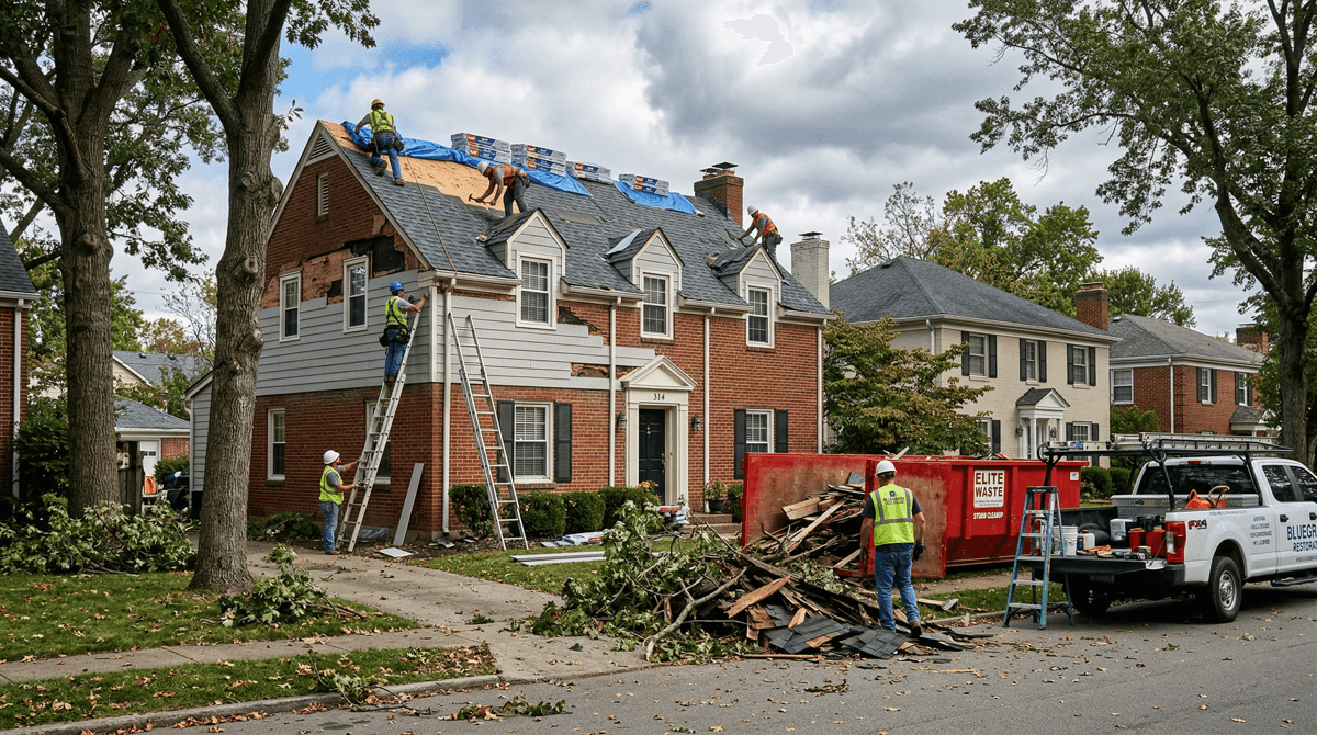 Featured image for Storm Damage Repair for Older Homes in Chevy Chase, Lexington: Special Considerations