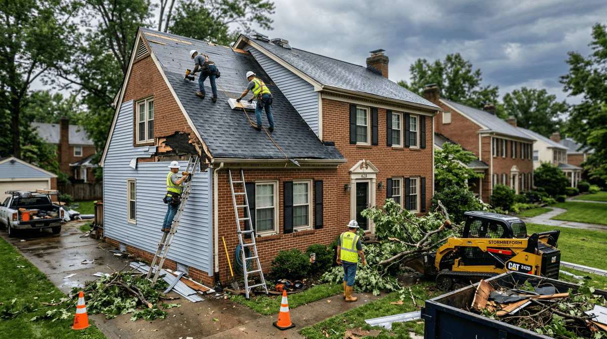 Featured image for Storm Damage Repair vs Full Renovation: What Chevy Chase Homeowners Choose