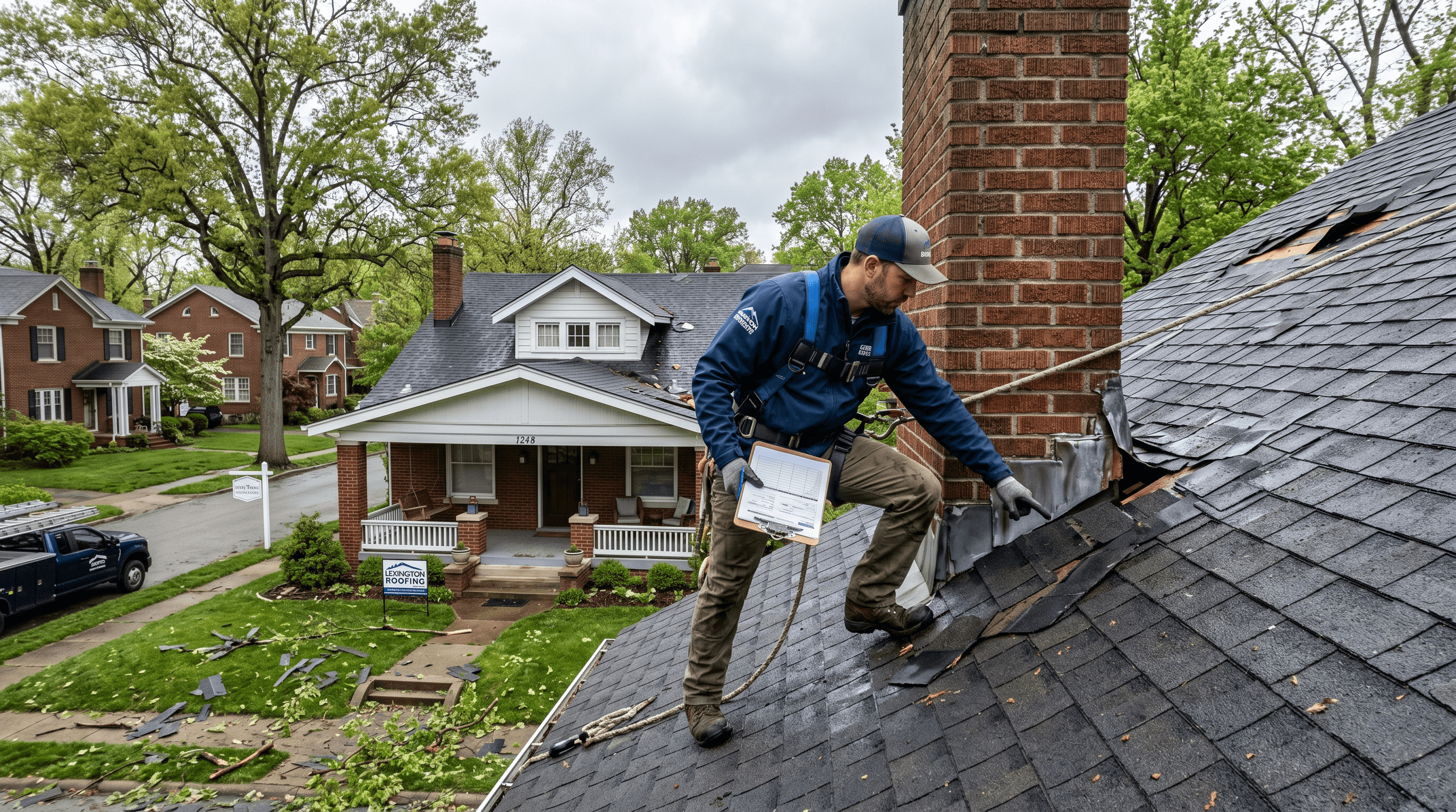 Storm Damage Roof Inspection in Chevy Chase, Lexington KY — Spring Exterior Checkup Guide