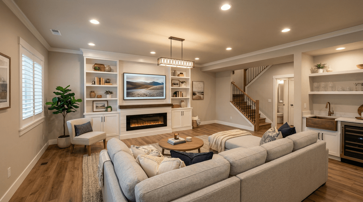 Featured image for What Beaumont Homeowners Should Know About Basement Finishing