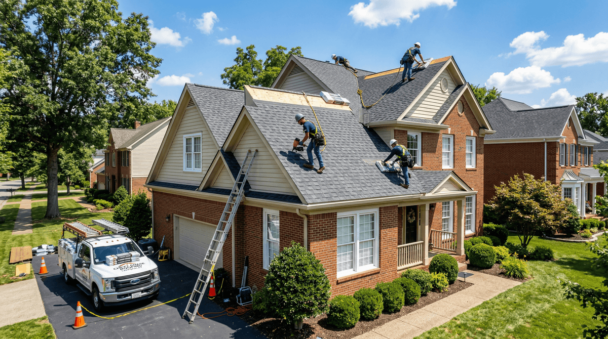Featured image for Why Chevy Chase Homeowners Hire Professionals for Roofing