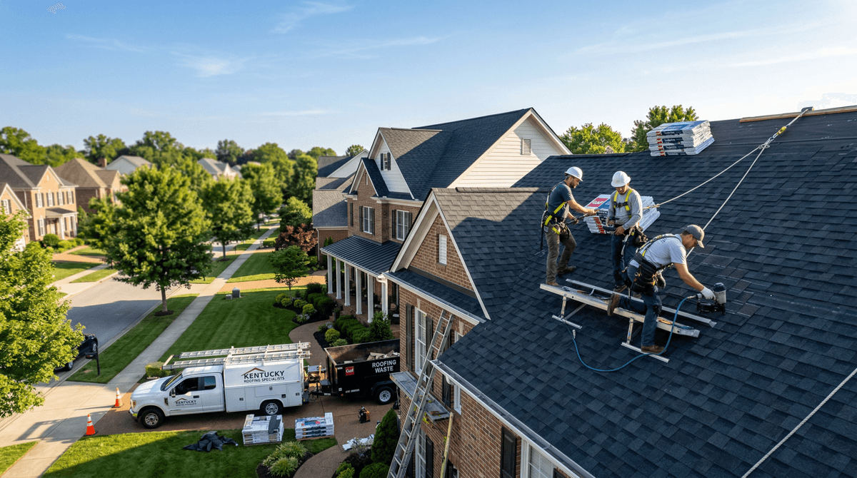 Featured image for Why Hartland Homeowners Hire Professionals for Roofing