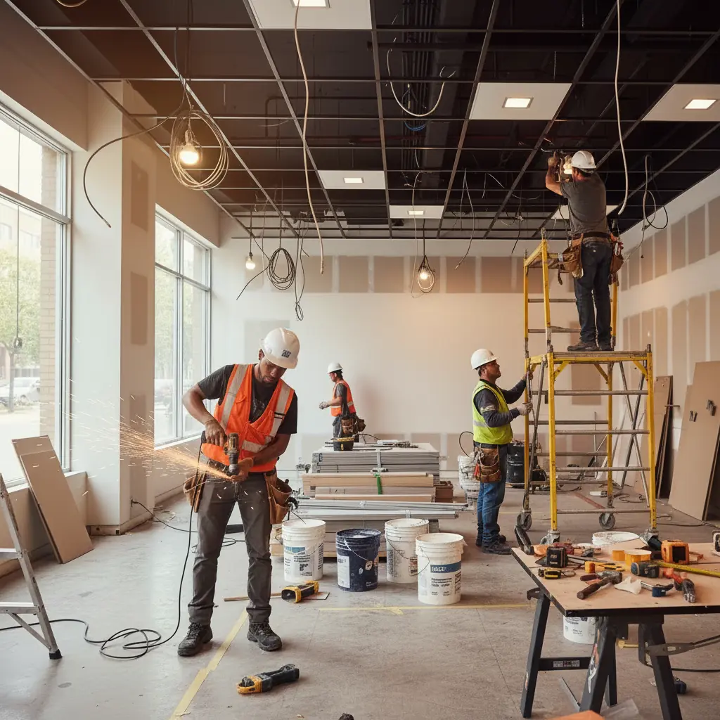 Commercial renovation exterior