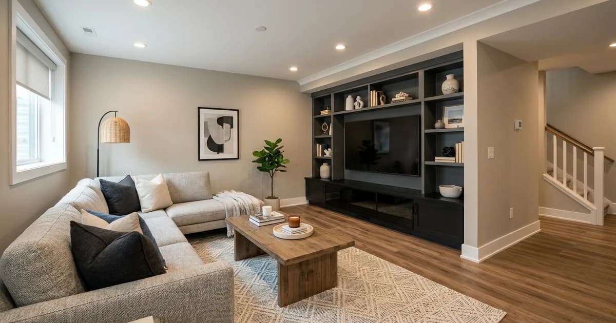 How Downtown Home Values Benefit from Basement Finishing