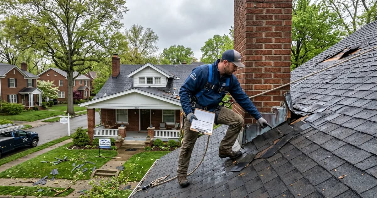 Storm Damage Roof Inspection in Chevy Chase, Lexington KY — Spring Exterior Checkup Guide